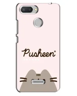 Чохол для Xiaomi Redmi 6 з картинкою «Pusheen логотип»
