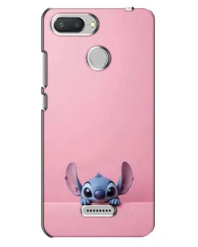 Чехол для Xiaomi Redmi 6 с картинкой «Stitch выглядывает»
