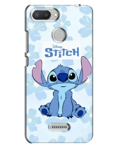 Чехол для Xiaomi Redmi 6 с картинкой «Stitch среди цветов»