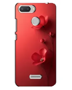 Чохол для Xiaomi Redmi 6 з картинкою «Макові суцвіття»