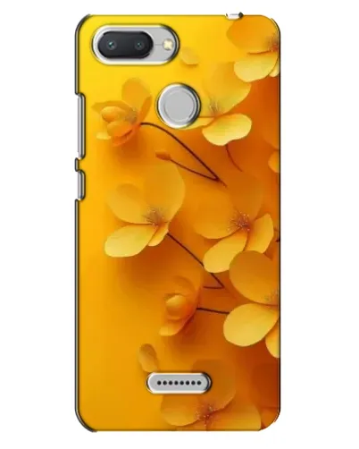 Чохол для Xiaomi Redmi 6 з картинкою «Золоті пелюстки»