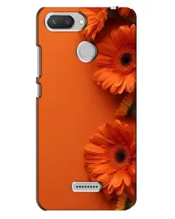 Чохол для Xiaomi Redmi 6 з картинкою «Помаранчеві гербери»