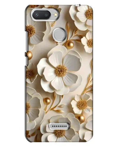 Чохол для Xiaomi Redmi 6 з картинкою «Білі паперові квіти»