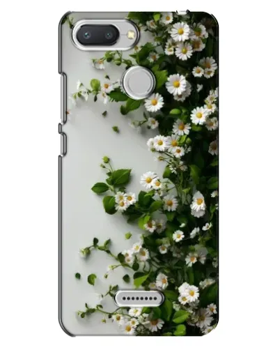 Чохол для Xiaomi Redmi 6 з картинкою «Гілка дрібних білих квітів»