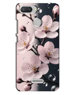 Чохол для Xiaomi Redmi 6 з картинкою «Ніжня сакура та краплі»