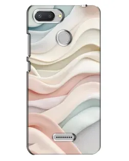 Чохол для Xiaomi Redmi 6 з картинкою «Пастельні ніжні хвилі»