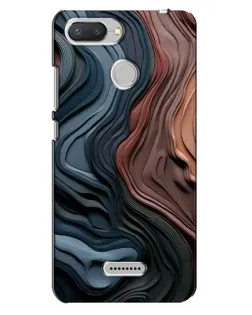 Чохол для Xiaomi Redmi 6 з картинкою «Кольорові хвилі каньйону»