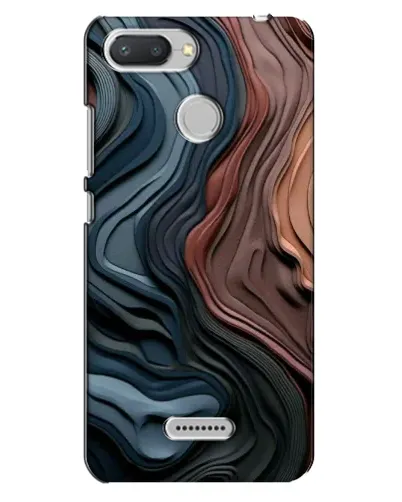 Чохол для Xiaomi Redmi 6 з картинкою «Кольорові хвилі каньйону»