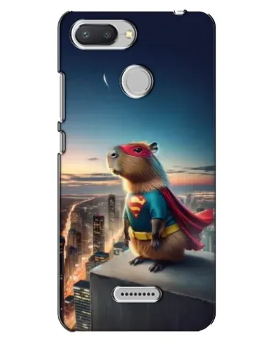 Чехол для Xiaomi Redmi 6 с картинкой «Капи-мен супергерой»