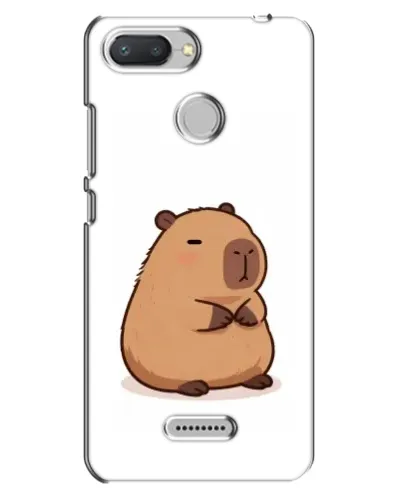 Чехол для Xiaomi Redmi 6 с картинкой «Толстенькая капибара»