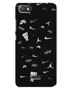 Чехол для Xiaomi Redmi 6A с картинкой «Nike Black Pattern» Чехол для Xiaomi Redmi 6A с картинкой «Nike Black Pattern»