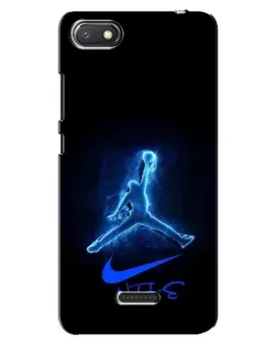 Чехол для Xiaomi Redmi 6A с картинкой «Jordan Neon Blue» Чехол для Xiaomi Redmi 6A с картинкой «Jordan Neon Blue»
