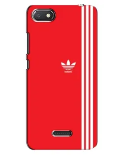 Чехол для Xiaomi Redmi 6A с картинкой «Красный минимализм Adidas»
