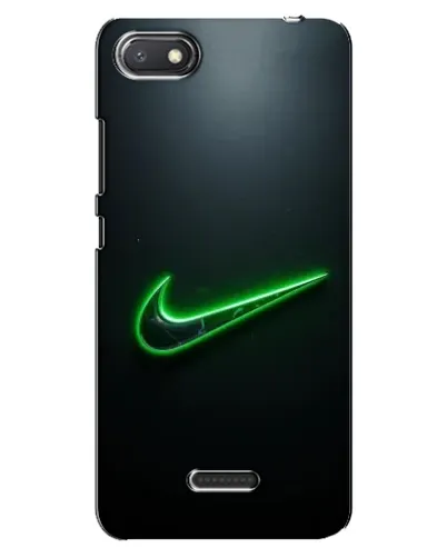 Чехол для Xiaomi Redmi 6A с картинкой «Неоновый контур Nike»