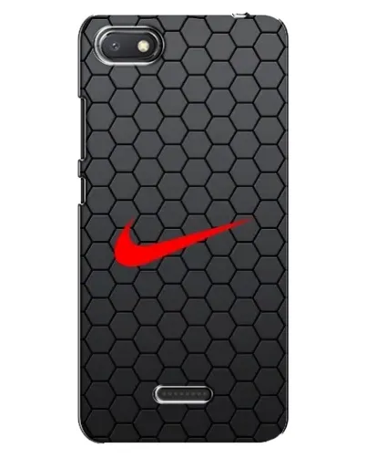 Чехол для Xiaomi Redmi 6A с картинкой «Nike — карбоновая сетка»