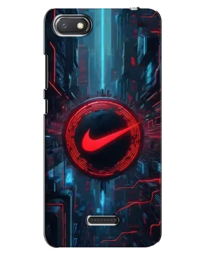 Чехол для Xiaomi Redmi 6A с картинкой «Техногенный стиль Nike»