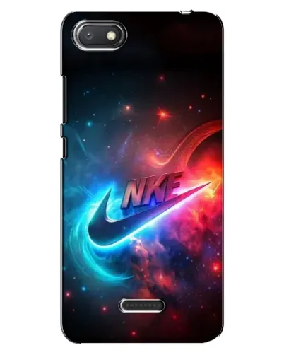 Чехол для Xiaomi Redmi 6A с картинкой «Огненный логотип Nike»
