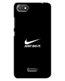 Чехол для Xiaomi Redmi 6A с картинкой «Минимализм от Nike»