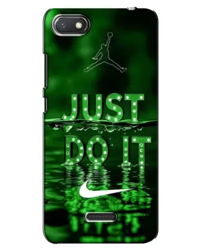Чехол для Xiaomi Redmi 6A с картинкой «Зеленый неоновый Nike»