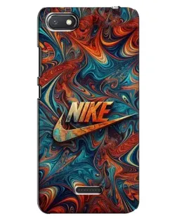 Чехол для Xiaomi Redmi 6A с картинкой «Nike в абстракции»