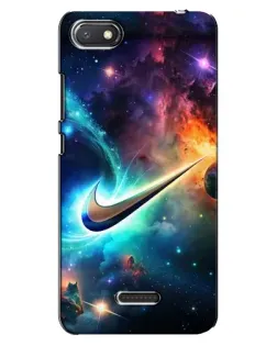 Чехол для Xiaomi Redmi 6A с картинкой «Космический Nike Swoosh»