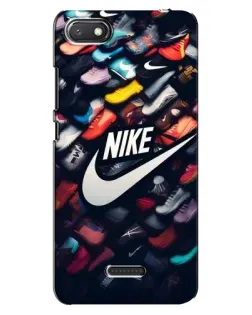 Чехол для Xiaomi Redmi 6A с картинкой «Коллекция кроссовок Nike»