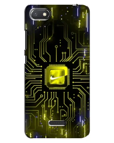 Чехол для Xiaomi Redmi 6A с картинкой «Nike — золотая искра»