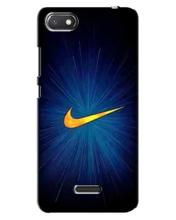 Чехол для Xiaomi Redmi 6A с картинкой «Синий пульс Nike»