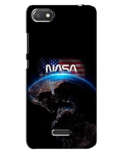Чехол для Xiaomi Redmi 6A с картинкой «Земля из космоса NASA»