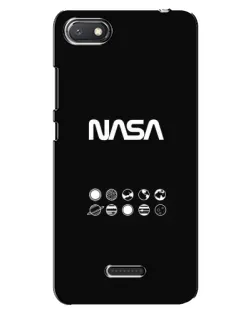Чехол для Xiaomi Redmi 6A с картинкой «NASA — технический принт»