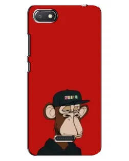 Чехол для Xiaomi Redmi 6A с картинкой «Bored Ape — красный фон» Чехол для Xiaomi Redmi 6A с картинкой «Bored Ape — красный фон»