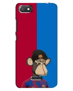 Чехол для Xiaomi Redmi 6A с картинкой «Bored Ape — фанат Барсы»