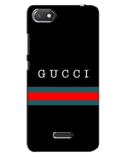 Чехол для Xiaomi Redmi 6A с картинкой «Gucci — красный пояс» Чехол для Xiaomi Redmi 6A с картинкой «Gucci — красный пояс»