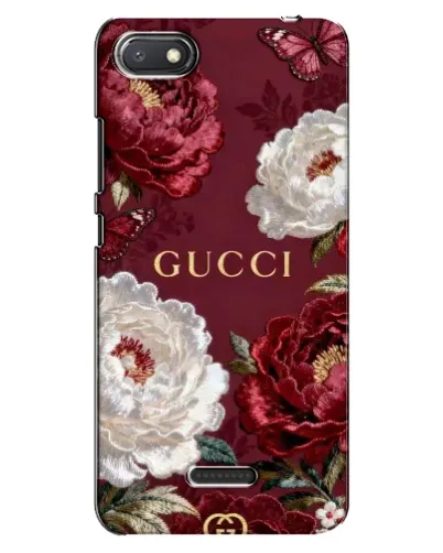Чехол для Xiaomi Redmi 6A с картинкой «Gucci — бордовые розы» Чехол для Xiaomi Redmi 6A с картинкой «Gucci — бордовые розы»