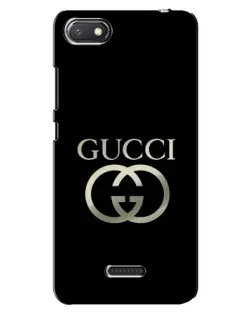 Чехол для Xiaomi Redmi 6A с картинкой «Gucci — золото на черном» Чехол для Xiaomi Redmi 6A с картинкой «Gucci — золото на черном»