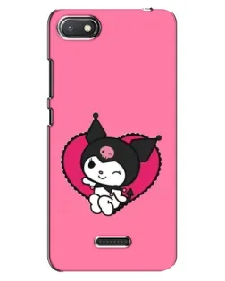 Чехол для Xiaomi Redmi 6A с картинкой «Kuromi — любовь в сердце»