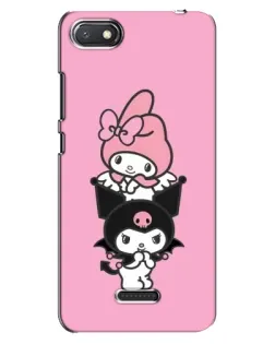 Чехол для Xiaomi Redmi 6A с картинкой «My Melody и Kuromi»