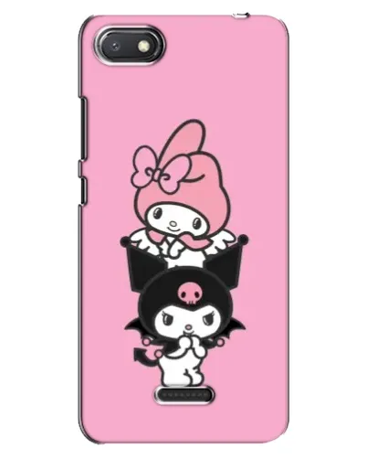 Чехол для Xiaomi Redmi 6A с картинкой «My Melody и Kuromi»