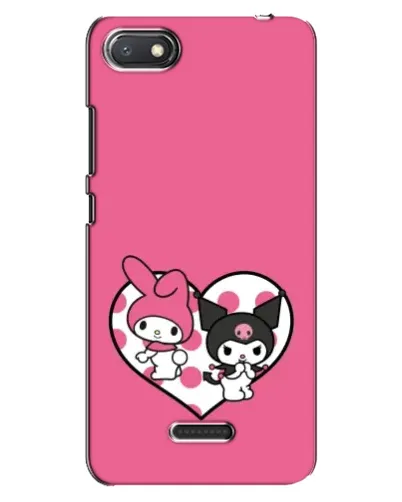 Чехол для Xiaomi Redmi 6A с картинкой «Kuromi и My Melody»