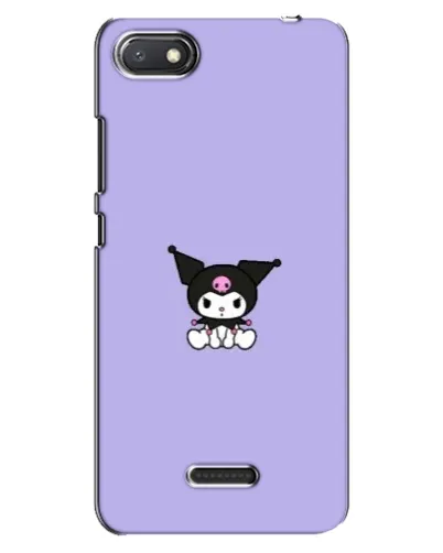 Чехол для Xiaomi Redmi 6A с картинкой «Kuromi — фиолетовый минимализм»