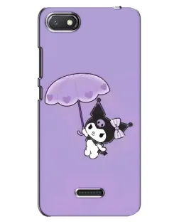 Чехол для Xiaomi Redmi 6A с картинкой «Kuromi с зонтиком»