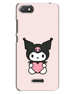 Чехол для Xiaomi Redmi 6A с картинкой «Kuromi и сердце»