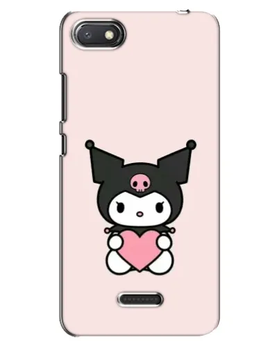 Чехол для Xiaomi Redmi 6A с картинкой «Kuromi и сердце»