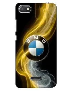 Чехол для Xiaomi Redmi 6A с картинкой «Золотистый дым BMW»