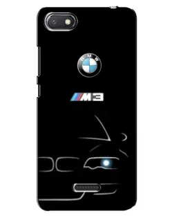 Чехол для Xiaomi Redmi 6A с картинкой «Минималистичный принт BMW M3»