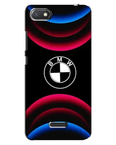 Чехол для Xiaomi Redmi 6A с картинкой «Логотип BMW и неоновые дуги» Чехол для Xiaomi Redmi 6A с картинкой «Логотип BMW и неоновые дуги»