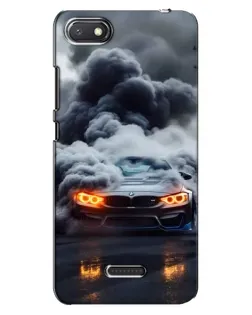 Чехол для Xiaomi Redmi 6A с картинкой «BMW в дыму»