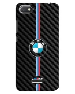 Чехол для Xiaomi Redmi 6A с картинкой «Эмблема BMW и карбон»
