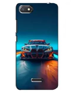 Чехол для Xiaomi Redmi 6A с картинкой «BMW — огни неона»