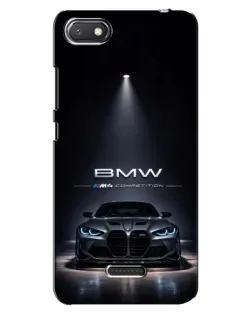 Чехол для Xiaomi Redmi 6A с картинкой «BMW сквозь ночной город»